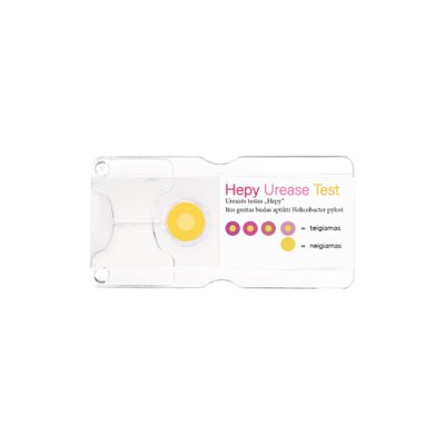 HEPY, HELICOBACTER PYLORI, Ureazės H.Pylori diagnostikai iš bioptato, 1 vnt