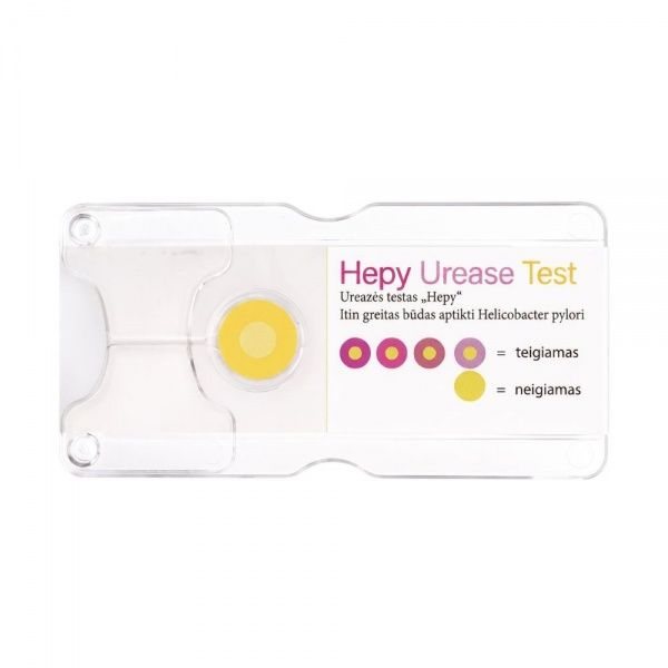 HEPY ureazės diagnostikai iš bioptato testas HELICOBACTER PYLORI, 1 vnt