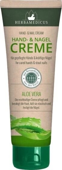 HERBAMEDICUS kremas rankoms/nagams su alijošiumi, Vnt, 125 ml