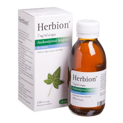 HERBION, 7 mg/ml, sirupas, N1, 150 ml
