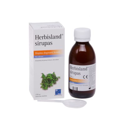 Herbisland 6 mg/ml sirupas, 150 ml