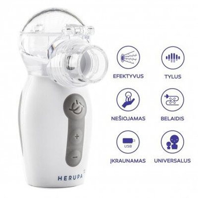 Herupa Smart Mesh belaidis inhaliatorius, 1 vnt