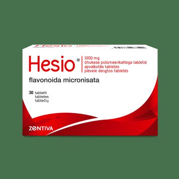 HESIO 900 mg/100 mg plėvele dengtos tabletės N30