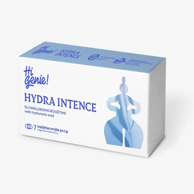 HI GENIE! HYDRA INTENCE, makšties ovulės, 7 vnt., 2 g