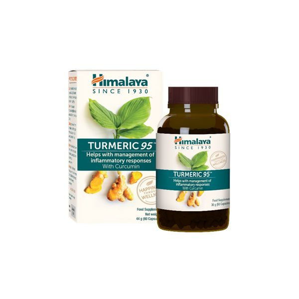 HIMALAYA maisto papildas TURMERIC, 60 kaps.