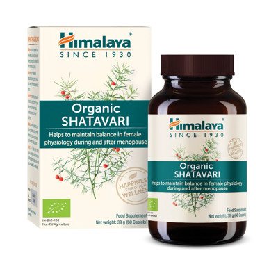 Himalaya Organic Shatavari, 60 kaps.