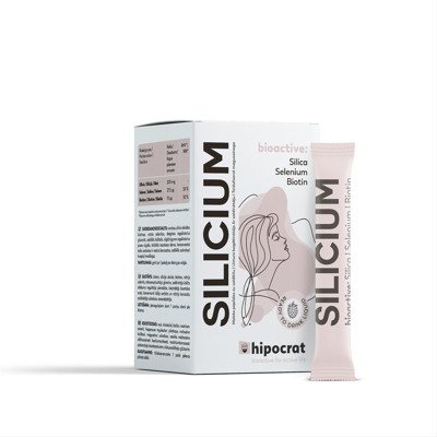 HIPOCRAT SILICIUM, gelis, 14 pakelių