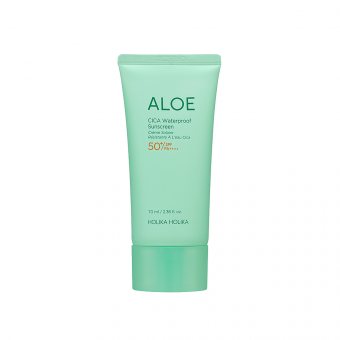 HOLIKA HOLIKA apsauginis kremas nuo saulės, SPF50+, ALOE CICA WATERPROOF SUNSCREEN, 70 ml