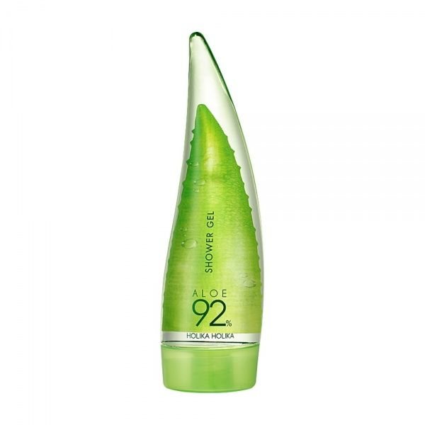 HOLIKA HOLIKA kūno prausimosi želė ALOE CLEAN WATER FORMULA 92%, 55 ml