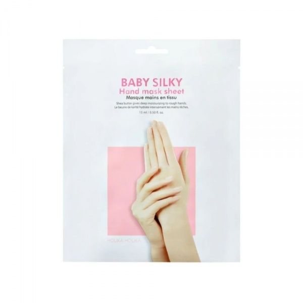 HOLIKA HOLIKA rankų kaukė BABY SILKY HAND MASK SHEET, 15 ml