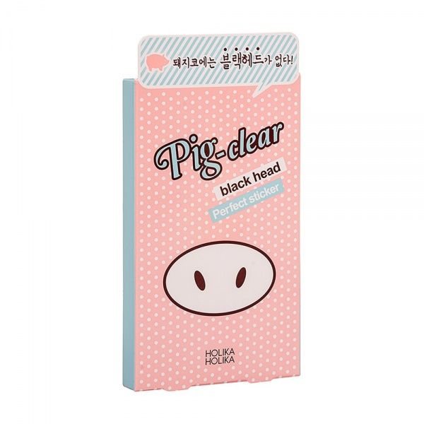 HOLIKA HOLIKA valomieji nosies inkštirų pleistrai PIG-NOSE CLEAR BLACKHEAD, 10 vnt