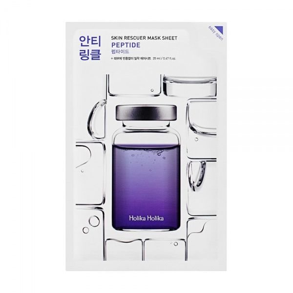HOLIKA HOLIKA veido kaukė SKIN RESCUER PEPTIDE, 1 vnt