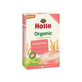 HOLLE biodinaminė manų kruopų košė kūdikiams, nuo 6 mėn., LT-EKO-001, 250 g
