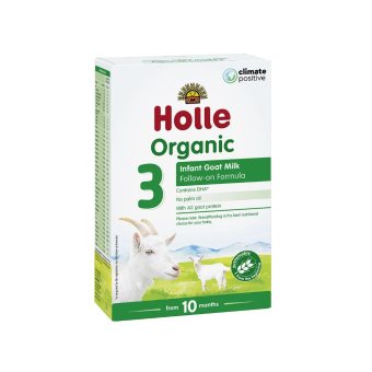 HOLLE ekologiškas ožkų pieno mišinys kūdikiams Nr. 3, nuo 10 mėn., LT-EKO-001, 400 g