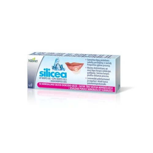 HUBNER ORIGINAL gelis nuo lūpų pūslelinės SILICEA® LIP HERPES GEL, 5 g