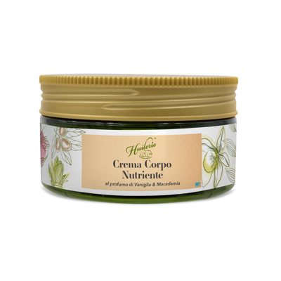 Huilerie Vanilės ir Makadamijos kvapo maitinamasis kūno kremas, 250 ml