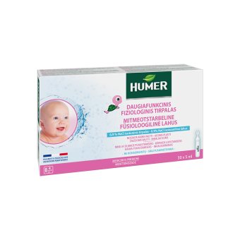 HUMER daugiafunkcis fiziologinis tirpalas 0,9 %, x 30 vnt., 5 ml