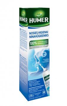 HUMER suaugusiems (sterilus jūros vanduo) purškalas, 150 ml