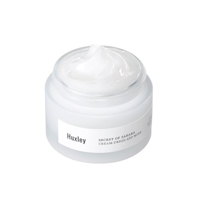Huxley drėkinamasis gelinis veido kremas FRESH AND MORE, 50 ml