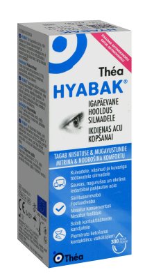 HYABAK 0,15% akių lašai, 10 ml