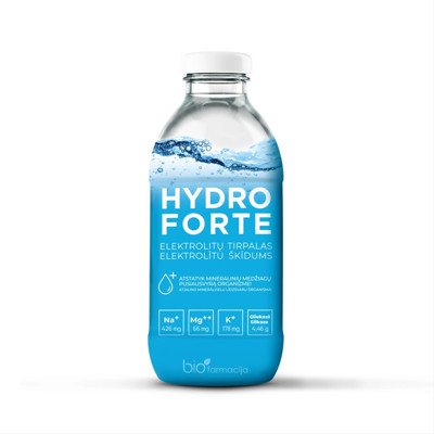 HYDRO FORTE, elektrolitų tirpalas, 0.33 l