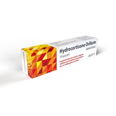 HYDROCORTISONE ORIFARM (Takeda), 10 mg/g, gelis, 10 g