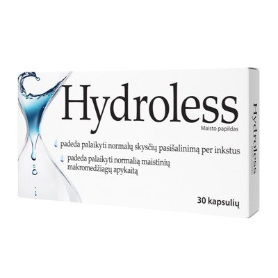 HYDROLESS, 30 kapsulių