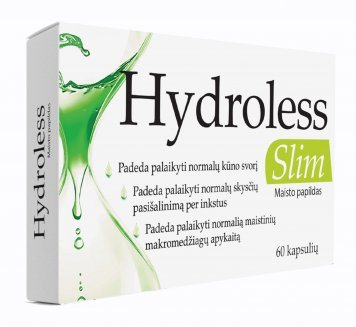 HYDROLESS Slim kapsulės N60