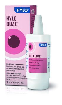 HYLO Dual akių lašai, 10 ml