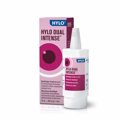 HYLO DUAL INTENSE, akių lašai, 10 ml