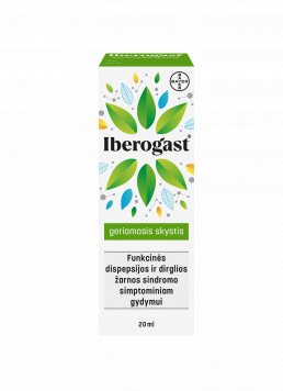IBEROGAST geriamieji lašai, tirpalas, 20 ml