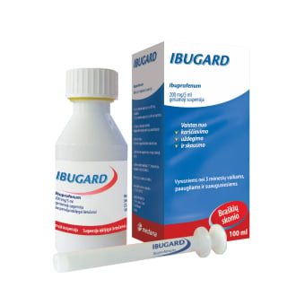 IBUGARD 200mg/, geriamoji suspensija, N1, 5 ml