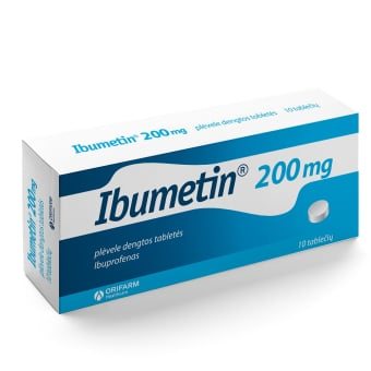 IBUMETIN 200 mg plėvele dengtos tabletės N10