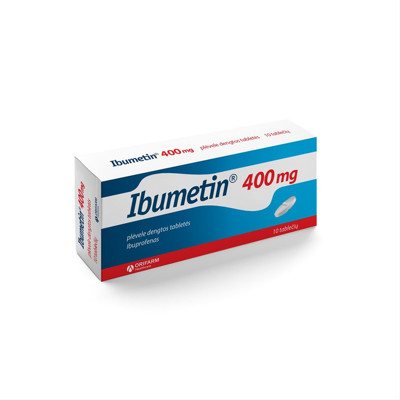 IBUMETIN 400 mg plėvele dengtos tabletės N10