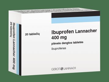 IBUPROFEN Lannacher 400 mg plėvele dengtos tabletės N20