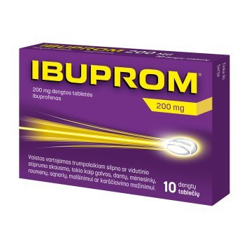 IBUPROM 200 mg dengtos tabletės N10
