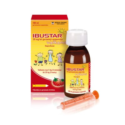 Ibustar 20 mg/ml geriamoji suspensija vaikams, 100 ml