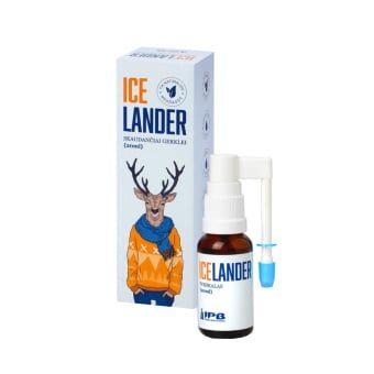 IceLander purškalas skaudančiai gerklei, 20 ml