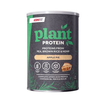 ICONFIT, Augaliniai baltymai - Obuolių pyrago, 480 g
