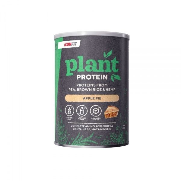 ICONFIT augaliniai baltymai, obuolių pyrago skonio, 480 g