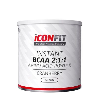 ICONFIT BCAA 2:1:1, Amino Rūgštys - Spanguolių, 300 g
