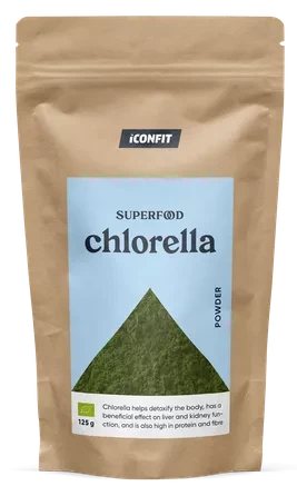 ICONFIT ekolog. Chlorelos dumbliai, 125 g, 125 g