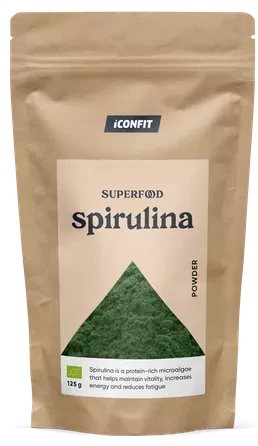 ICONFIT ekolog. spirulinos milt., 125 g, 125 g