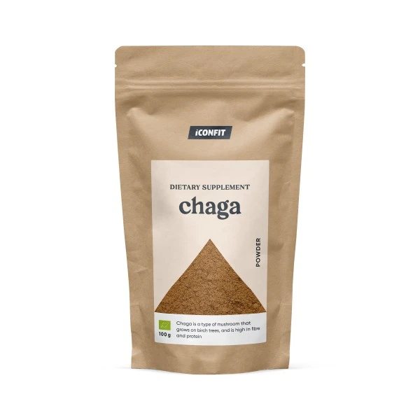ICONFIT ekologiški Čaga milteliai, 100 g