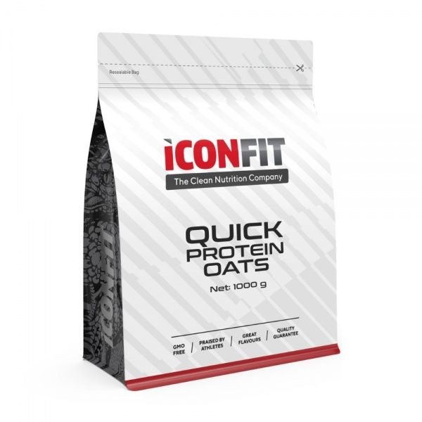 ICONFIT greitai paruošiami baltymų dribsniai, obuolių ir cinamono skonio, 1 kg