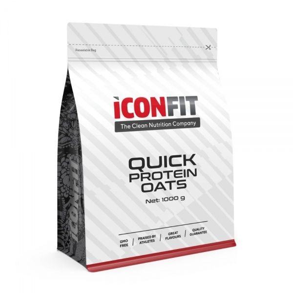 ICONFIT greitai paruošiami baltymų dribsniai, šokolado skonio, 1 kg