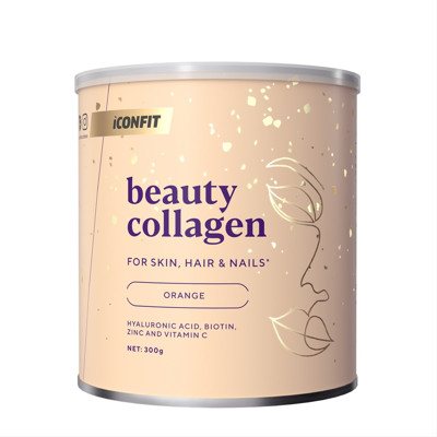 ICONFIT, grožio kolagenas, apelsinų skonio, milteliai, 300 g