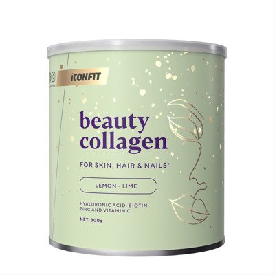ICONFIT, grožio kolagenas, citrinų-laimo skonio, milteliai, 300 g