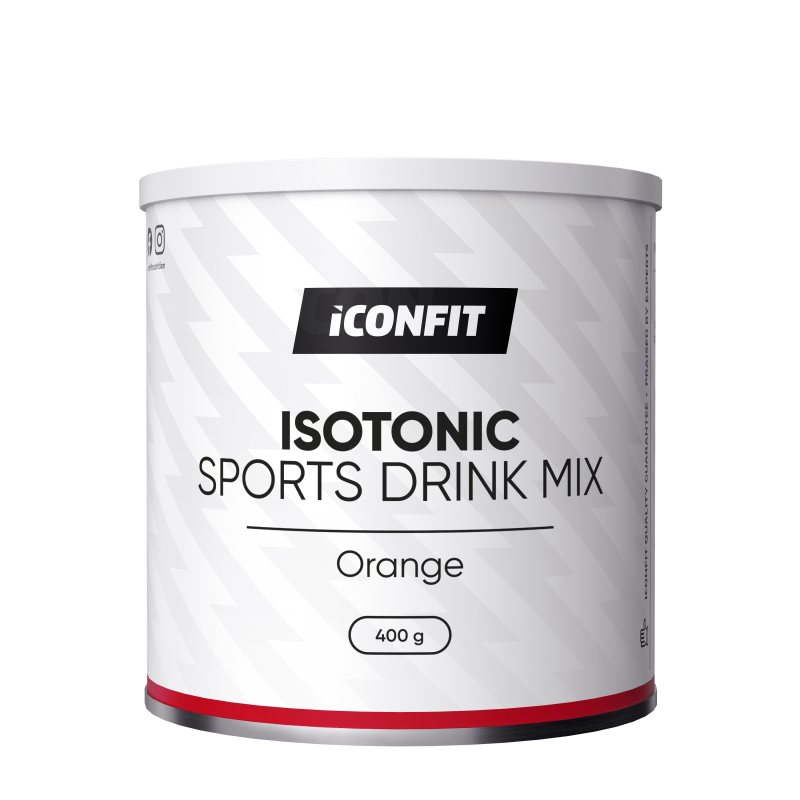 ICONFIT izotoninis gėrimas apelsinų skonio milteliai, 400 g