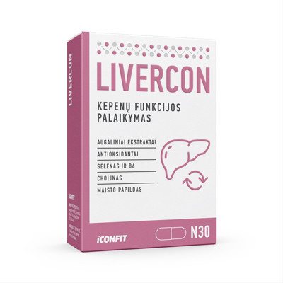 ICONFIT, livercon, 30 kapsulių